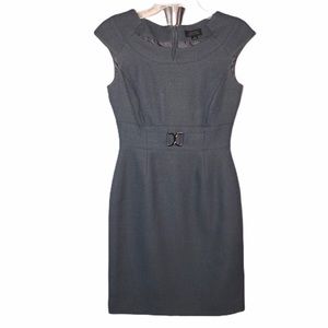 Tahari gray Arthur S. Levine dress size 2